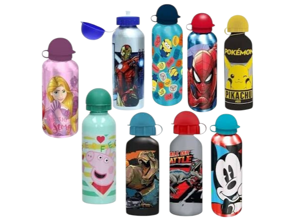 Botella Aluminio Bel giocco varios Personajes