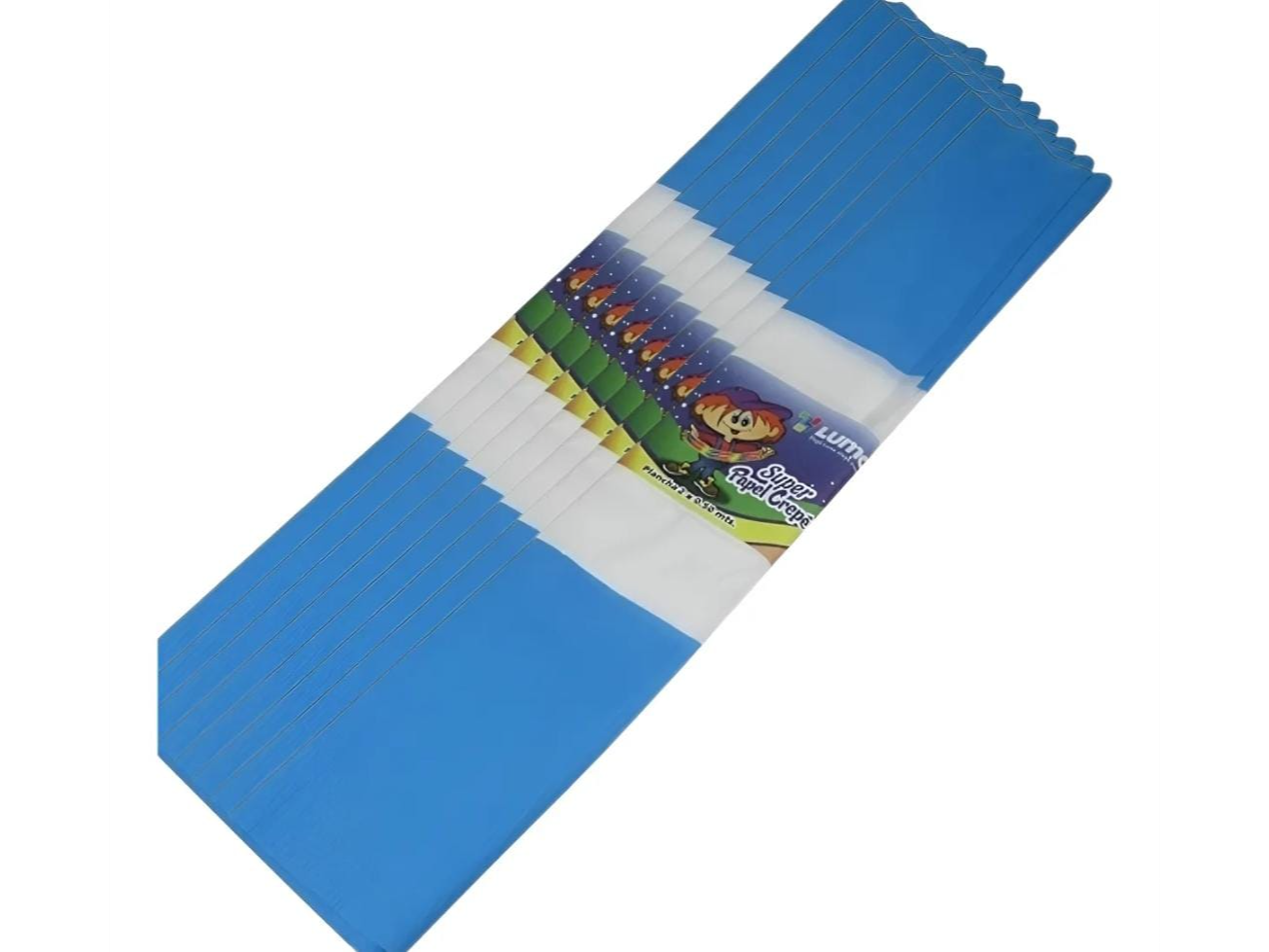 Papel crepe bandera x1