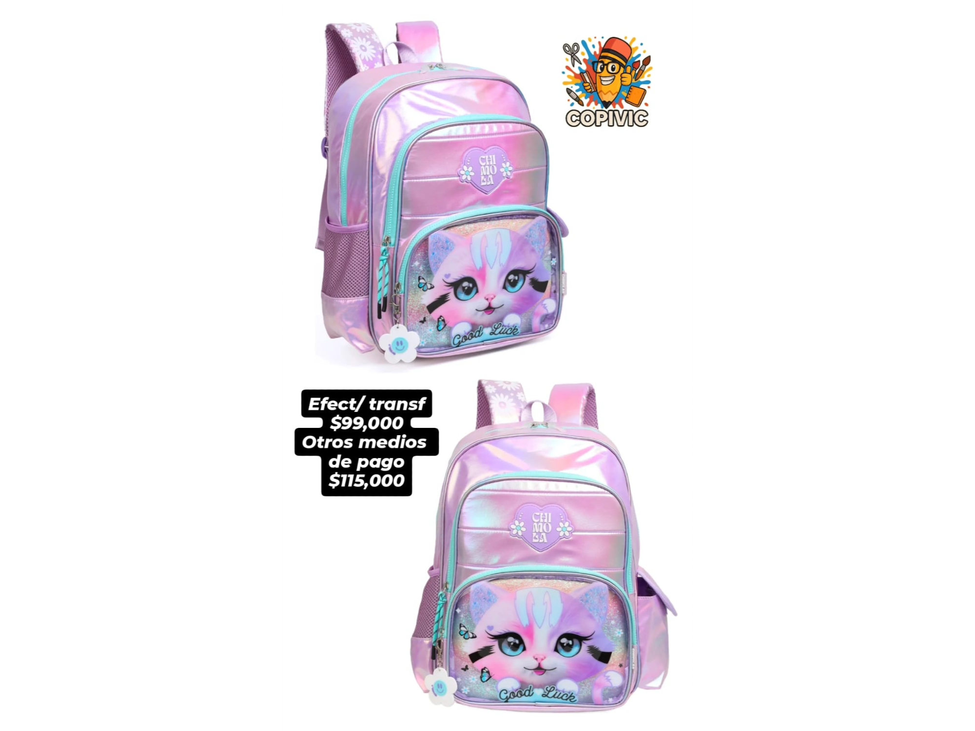 Mochila chimola gatita