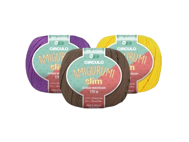 Hilo amigurumi Slim 100 % algodon 70 grs