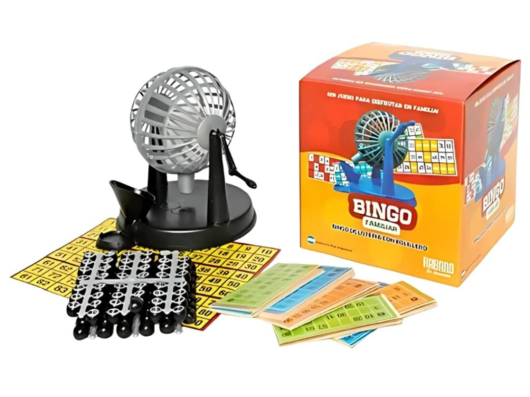 Bingo familiar con bolillero HABANO