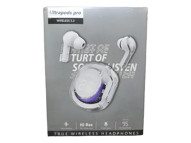 Auriculares inalambricos transparentes