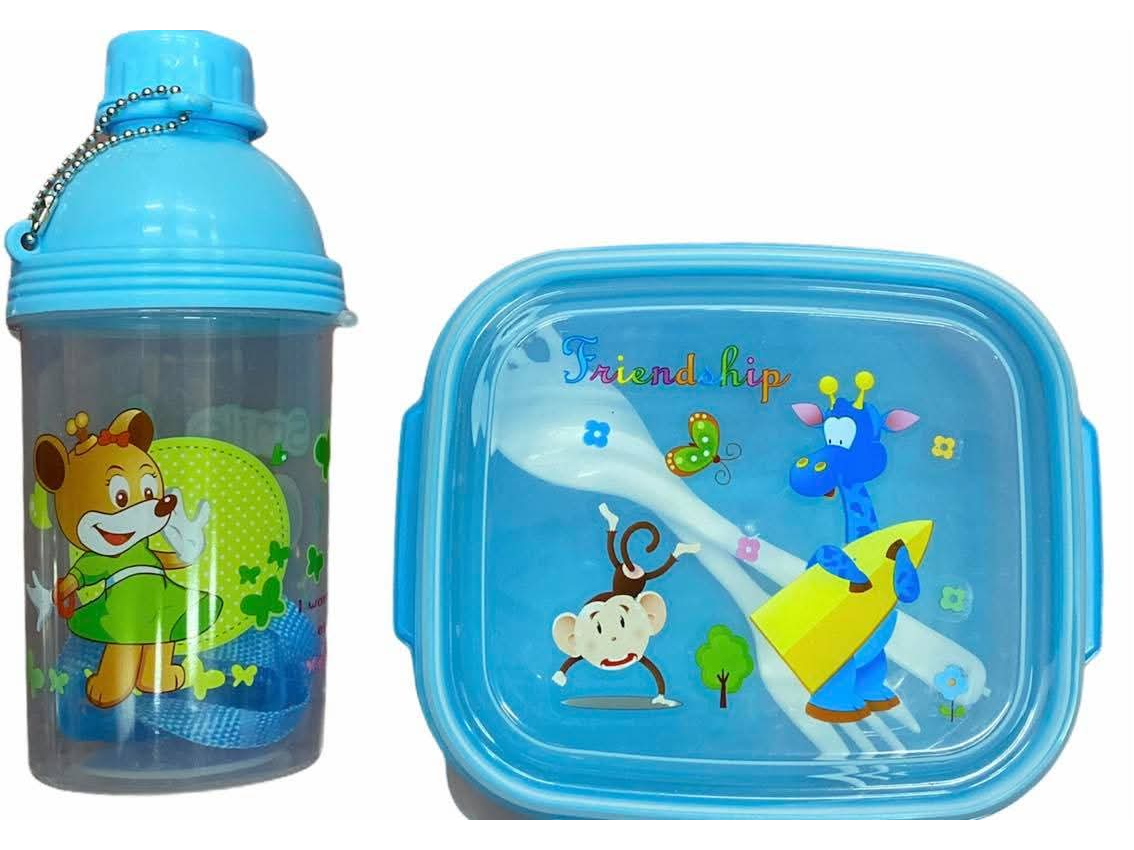 Set lunchera + botellita escolar