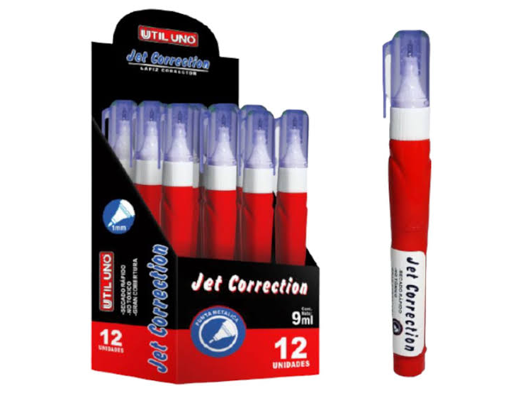 Lapiz corrector UTIL UNO x 12 unidades
