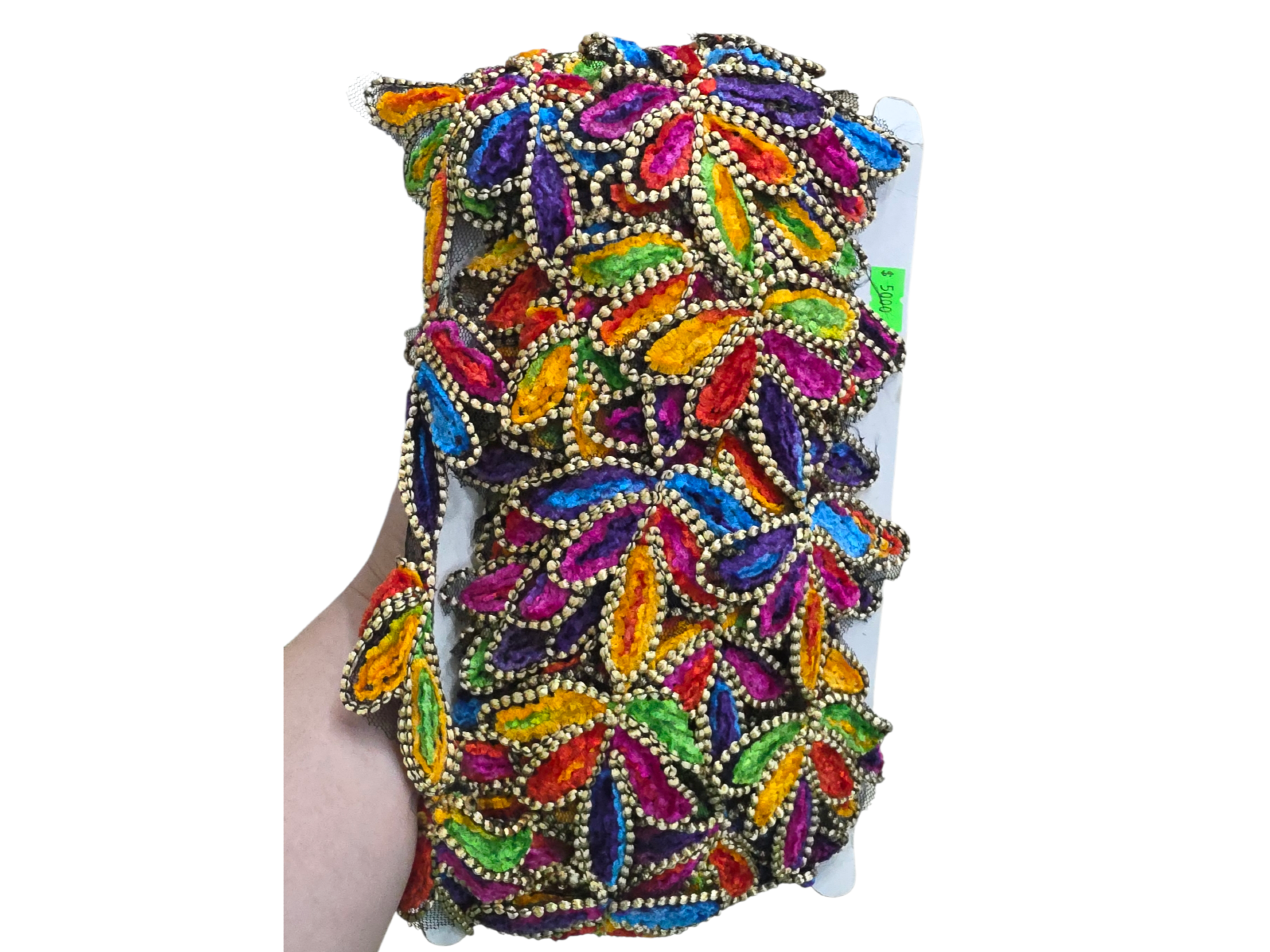 Galon borbado por metro  estilo mexicano