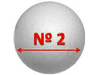 Esfera de telgopor N°2