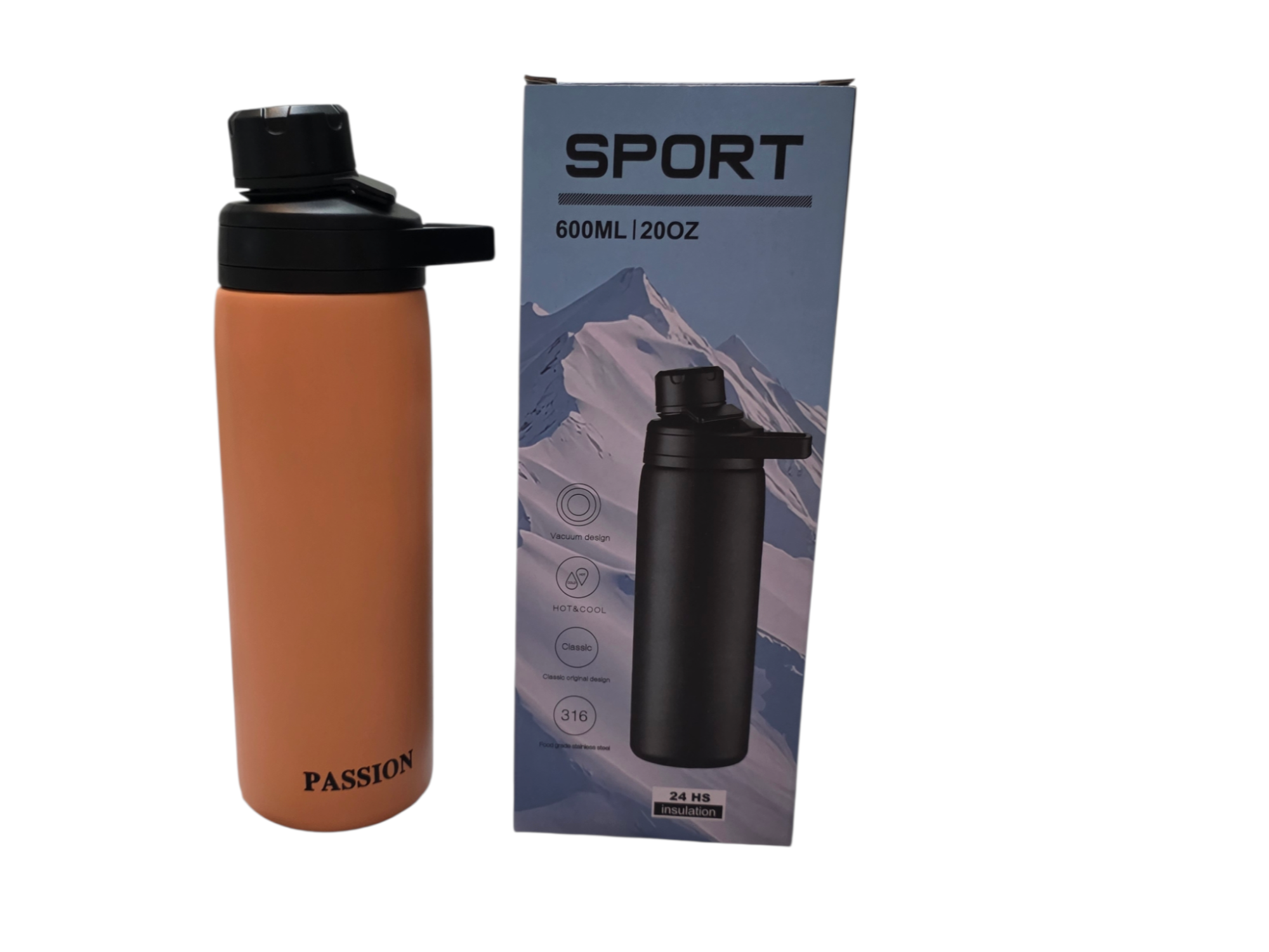 Botella SPORT 600ml passion
