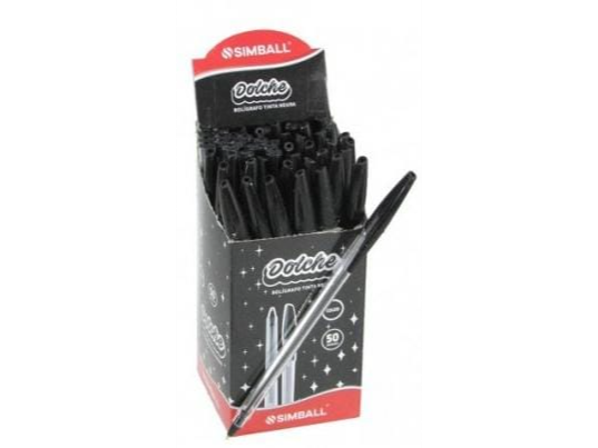 Bolígrafo SIMBALL negro x 10 unidades