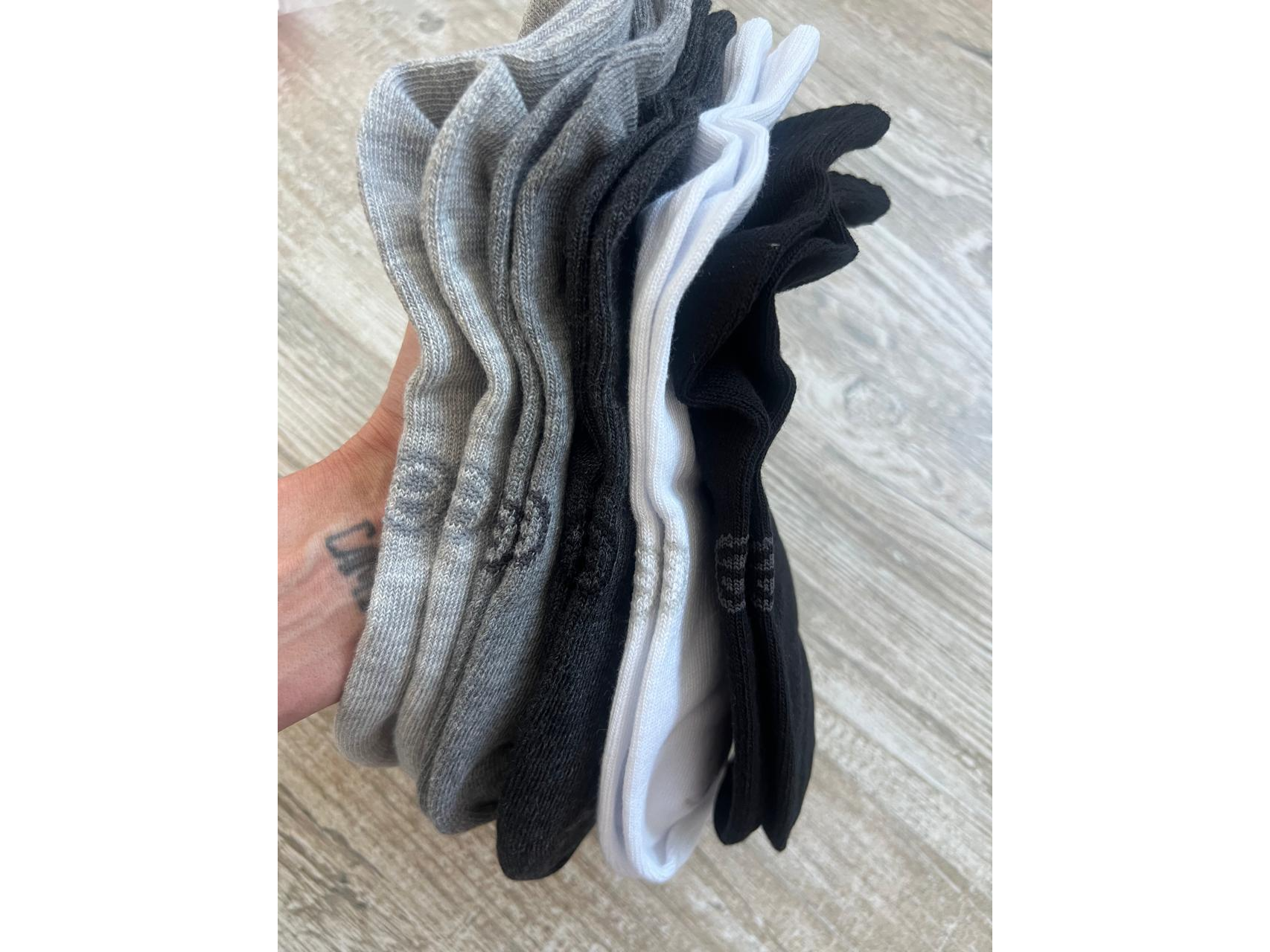 Medias Elemento   Combinadas con Morley Gris