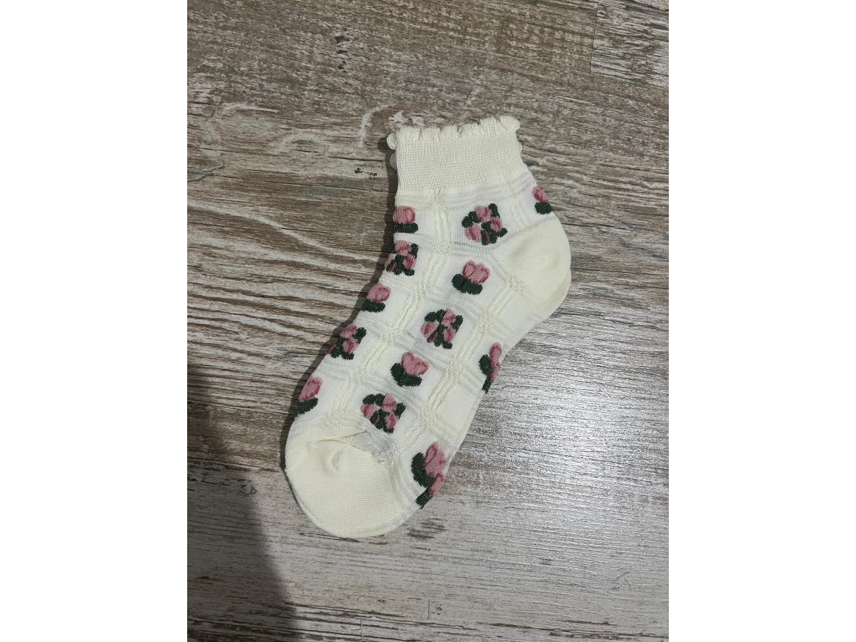 Medias Niñas   26 al 31  Diseño Flores 2