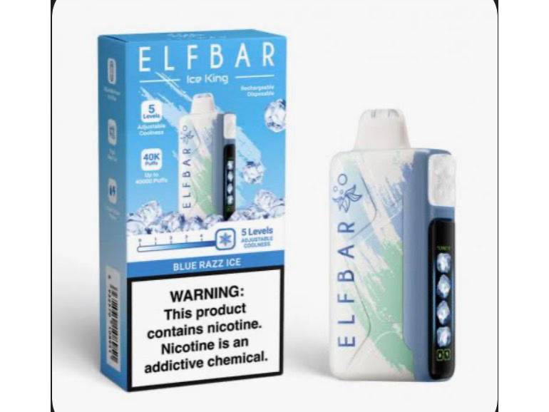 ELFBAR ICE  BLUE RAZZ ICE  40K PUFF