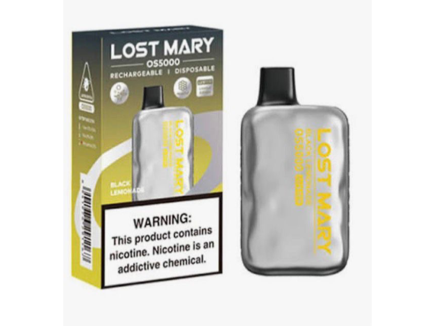 LOST MARY BLACK LEMONADE 5K PUFF