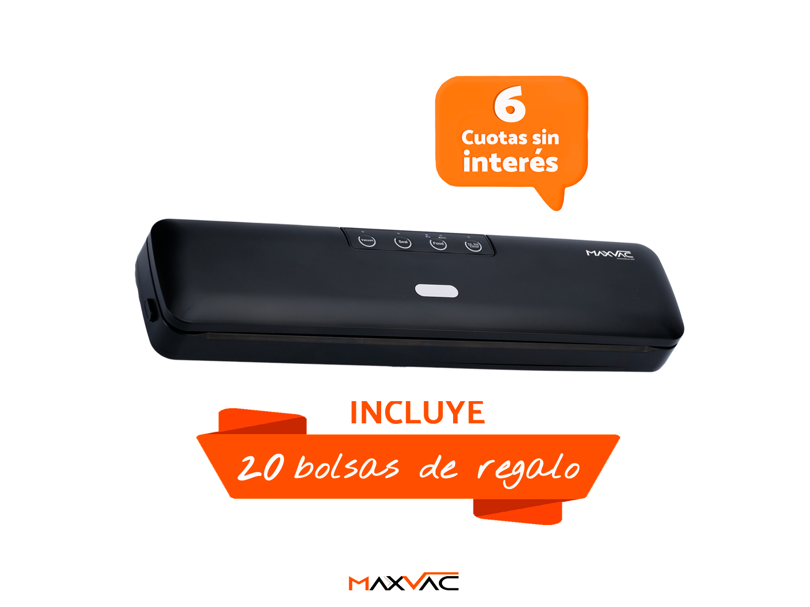 Inicia - Envasadora al vacío de succión externa Maxvac