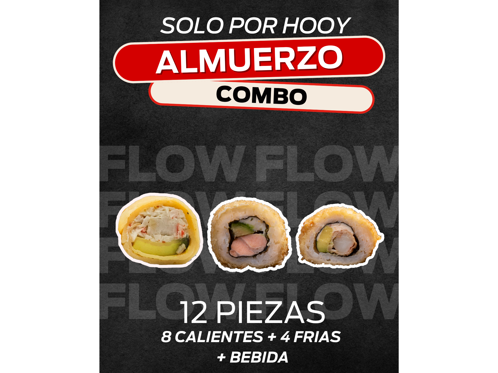 12 PIEZAS MIXTAS + BEBIDA