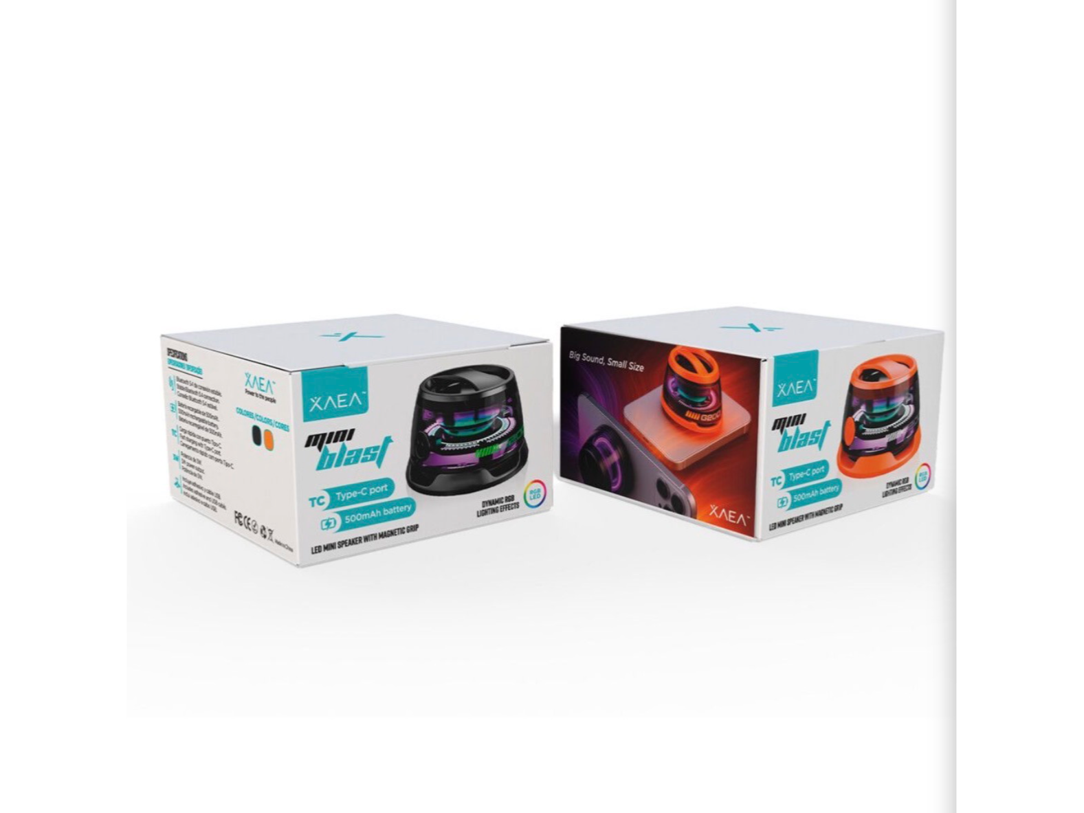 Mini Parlante Bluetooth con MagSafe XAEA RGB – 3W