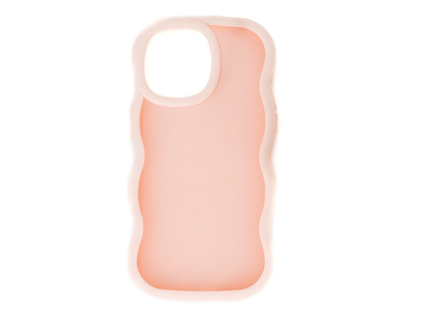 Funda Ondulada IPhone 15 - Rosa