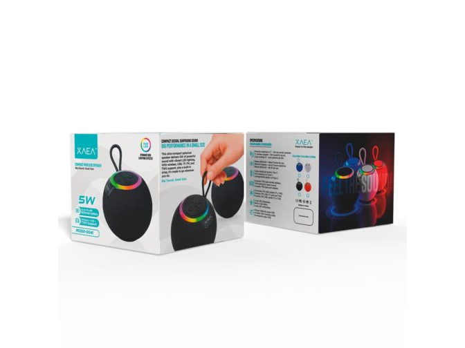 Parlante BT RGB 5W Portátil XAEA