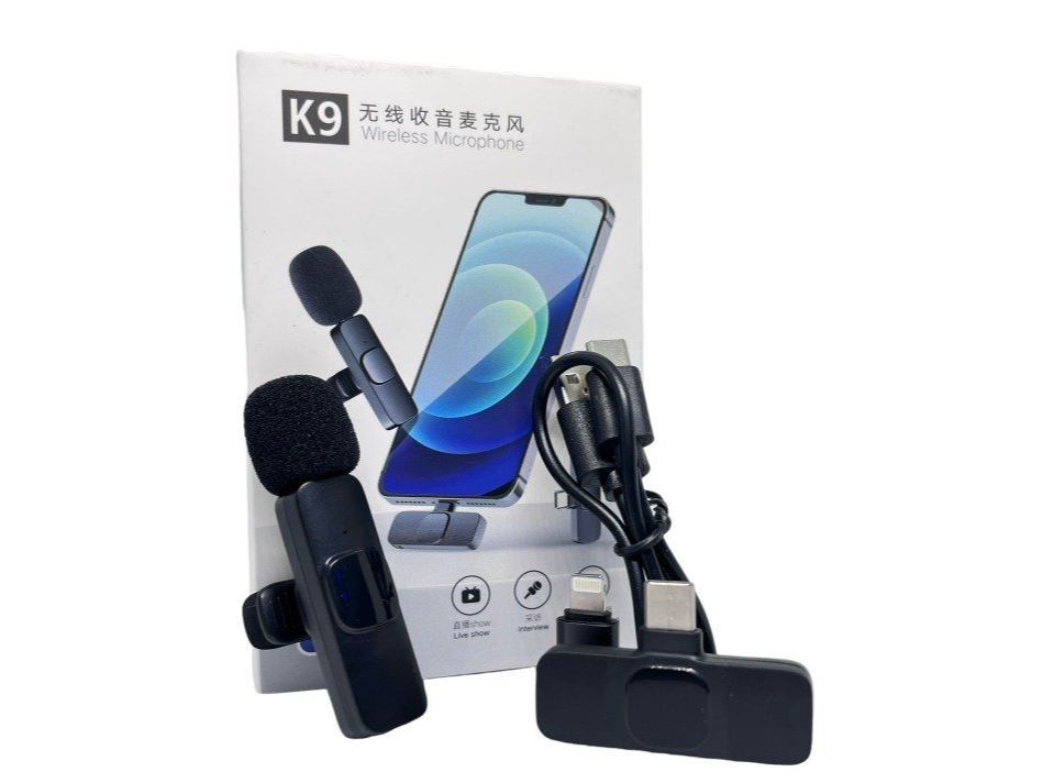 Micrófono Inalámbrico K9 Dual