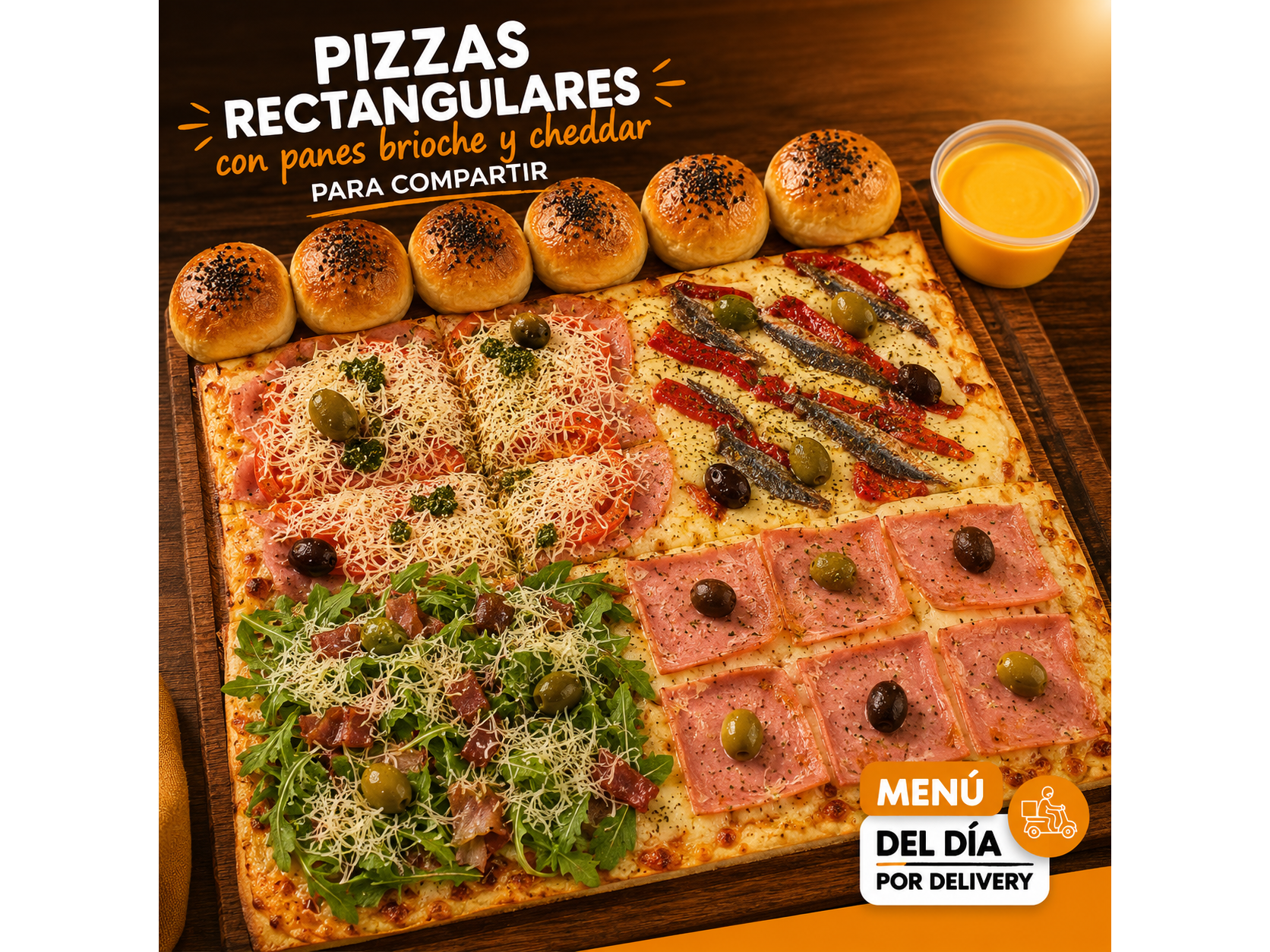 PIZZAS PARA COMPARTIR 🍕