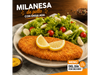 Milanesa de pollo (Incluye Postre y bollitos de Pan Brioche)