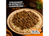 ESPECIAL DE LA SEMAN OPCION 2: Strogonoff de entrecot y champiñones con arroz
