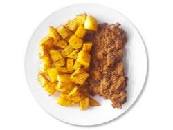 Milanesa de Bondiola (incluye bollitos de pan brioche y postre)