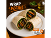 Wrap Veggie (incluye postre)