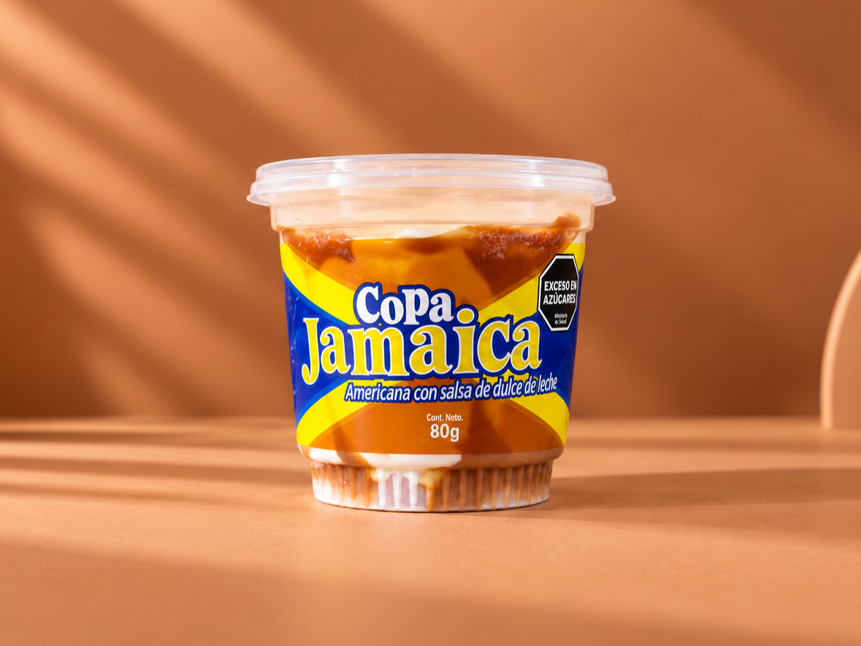 Copa Jamaica - dulce de leche