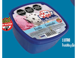 1 LITRO FRUTILLA Y GRANIZADO