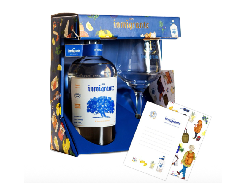 Gin Inmigrante Estuche + Copa