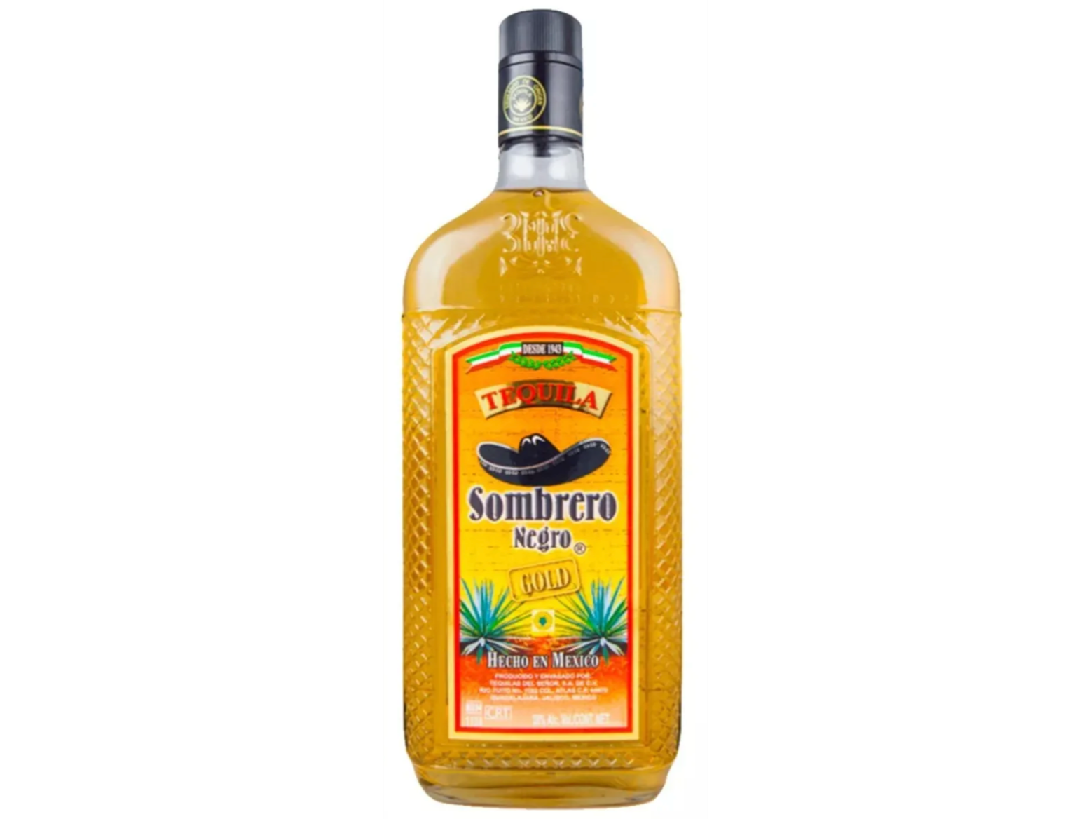 Tequila Sombrero Negro Gold 700ml