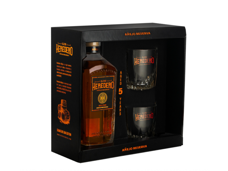 Heredero Reserva 5 años + 2 vasos