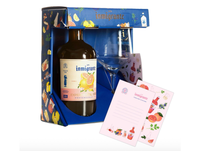 Gin Inmigrante Pomelo Estuche + Copa