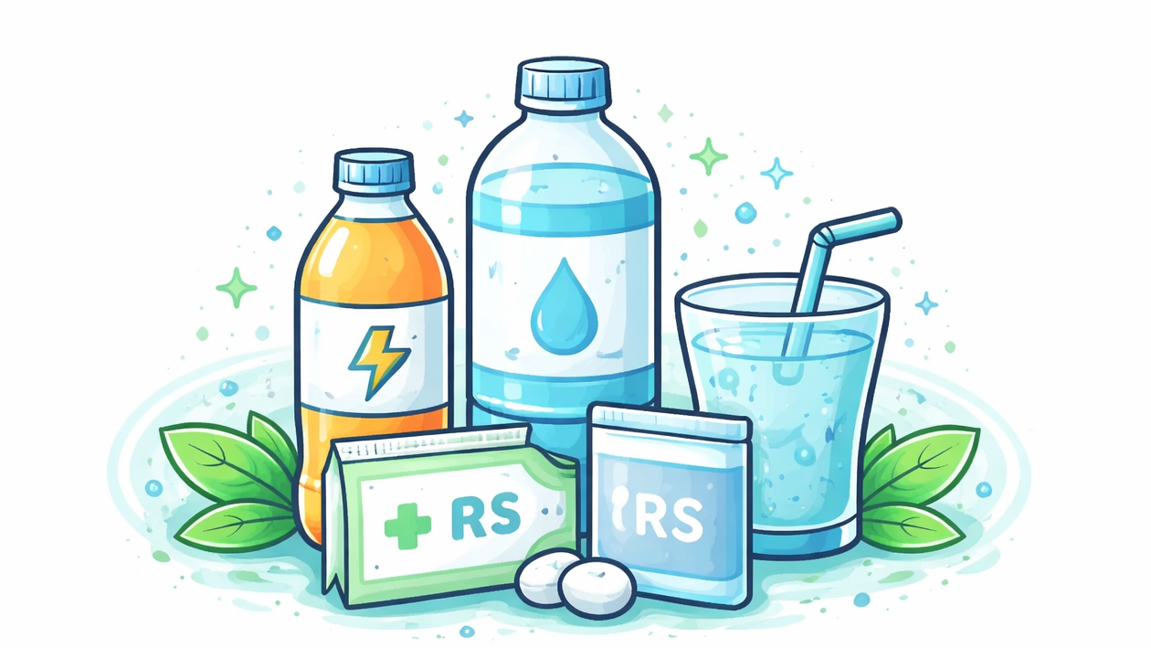 Bebidas hidratantes y sales de rehidratacion