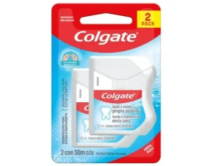 Hilo Dental Colgate Pack X 2 - Hilo Dental Encerado