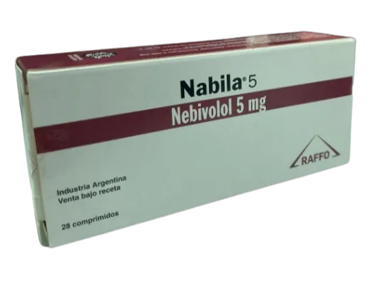 Nabila 5 - Nebivolol 5 Mg X 28 Comprimidos. / Tratamiento Para Hipertension
