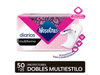 Nosotras Protectores Diarios Multiforma Dobles Multiestillo X 25 Protectores Dobles