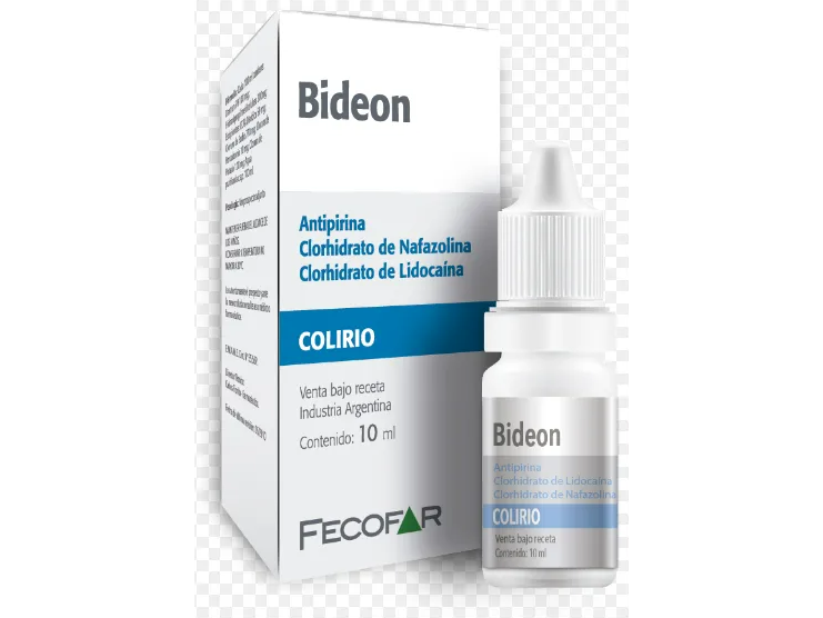 Bideon Colirio X 10 Ml Gotitas Descongestivas Y Analgesicas