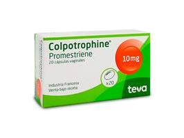Colpotrophine promestriene 10mg x 20 capsulas vaginales
