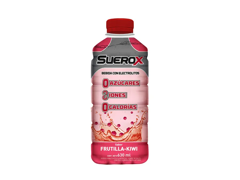 Suerox Bebida Con Electrolitos Sabor Frutilla Kiwi x 630 ml