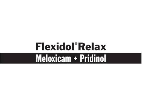 Meloxicam 15mg + Pridinol 4mg . Relajante Muscular, Antiinflamatorio , Analgesico Flexidol Relax X 10 Comprimidos