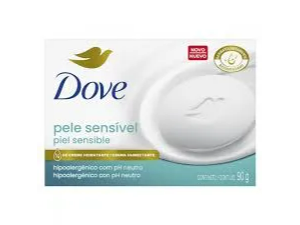 Dove Piel Sensible Jabón X 90 G