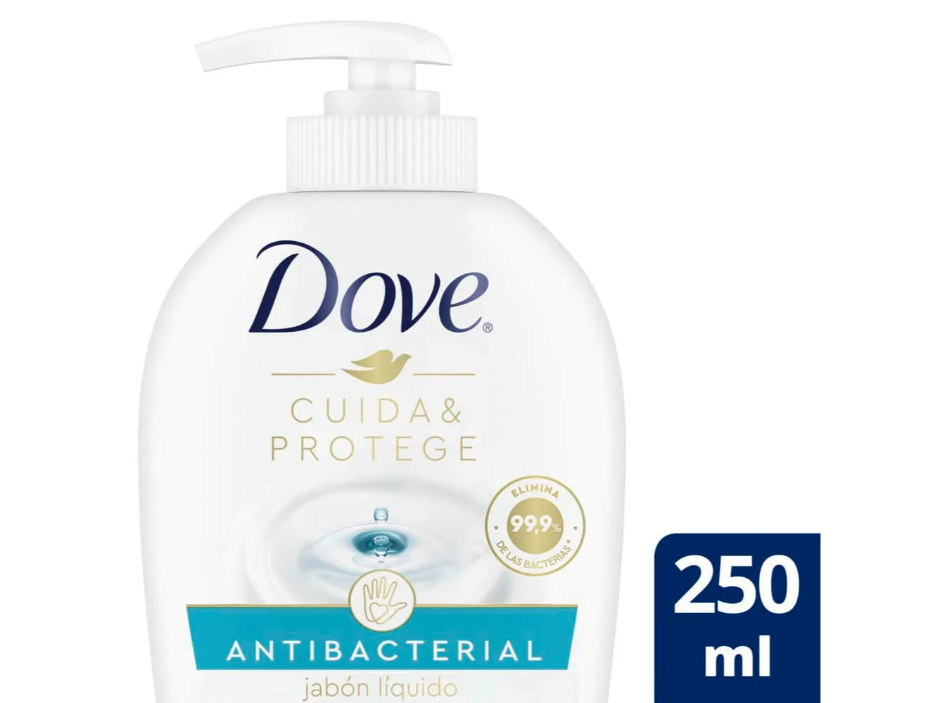 Dove Jabón Líquido Antibacterial Cuida & Protege