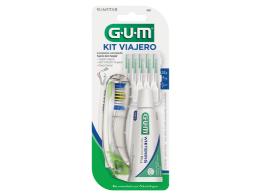 Cepillo De Dientes Portatil Dental Kit Viajero Gum