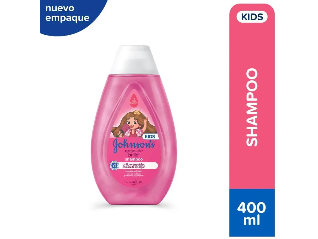 Johnson´s Shampoo para Bebe Gotas de Brillo