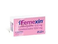 Femexin Pastilla Anticonceptiva Levonorgestrel 0.10mg + Etinilestradiol 0.02 Mg X 21 Comp