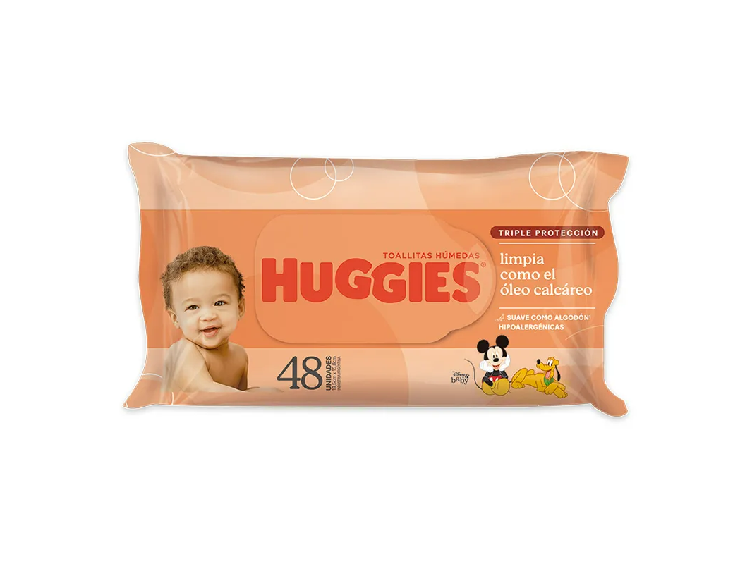 Huggies Toalla Húmeda Triple Protección Con Óleo