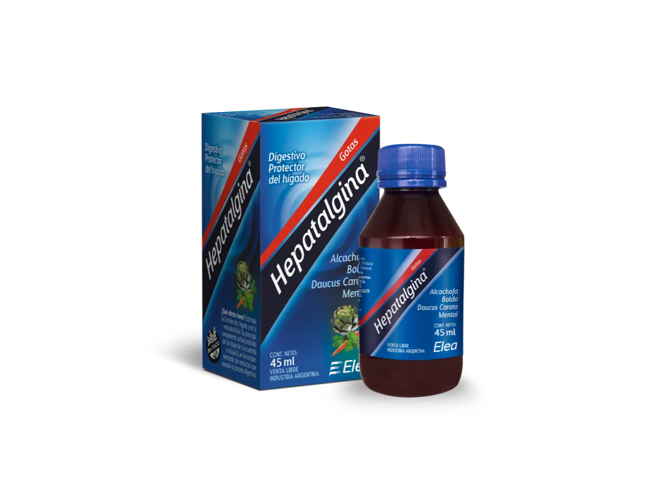 Hepatalgina Gotas X 45 Ml . Protector Hepatico. Dolor Higado