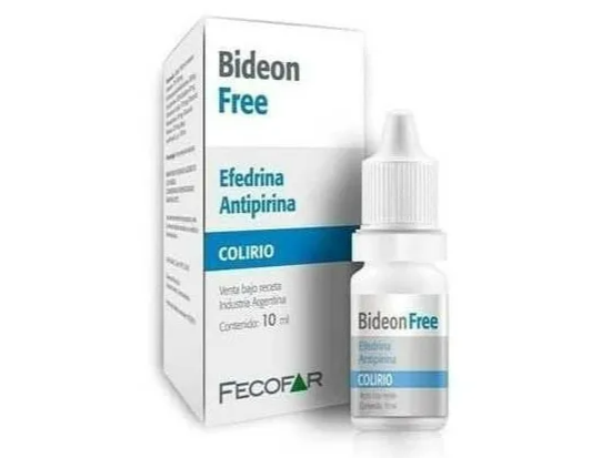 Bideon Free Colirio, Gotitas Descongestivas Y Analgesicas X 10ml