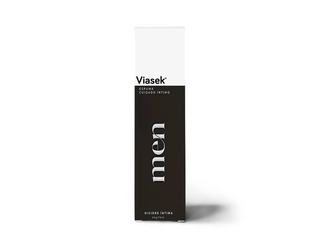Viasek Espuma de Cuidado Íntimo para Hombre x 66 g